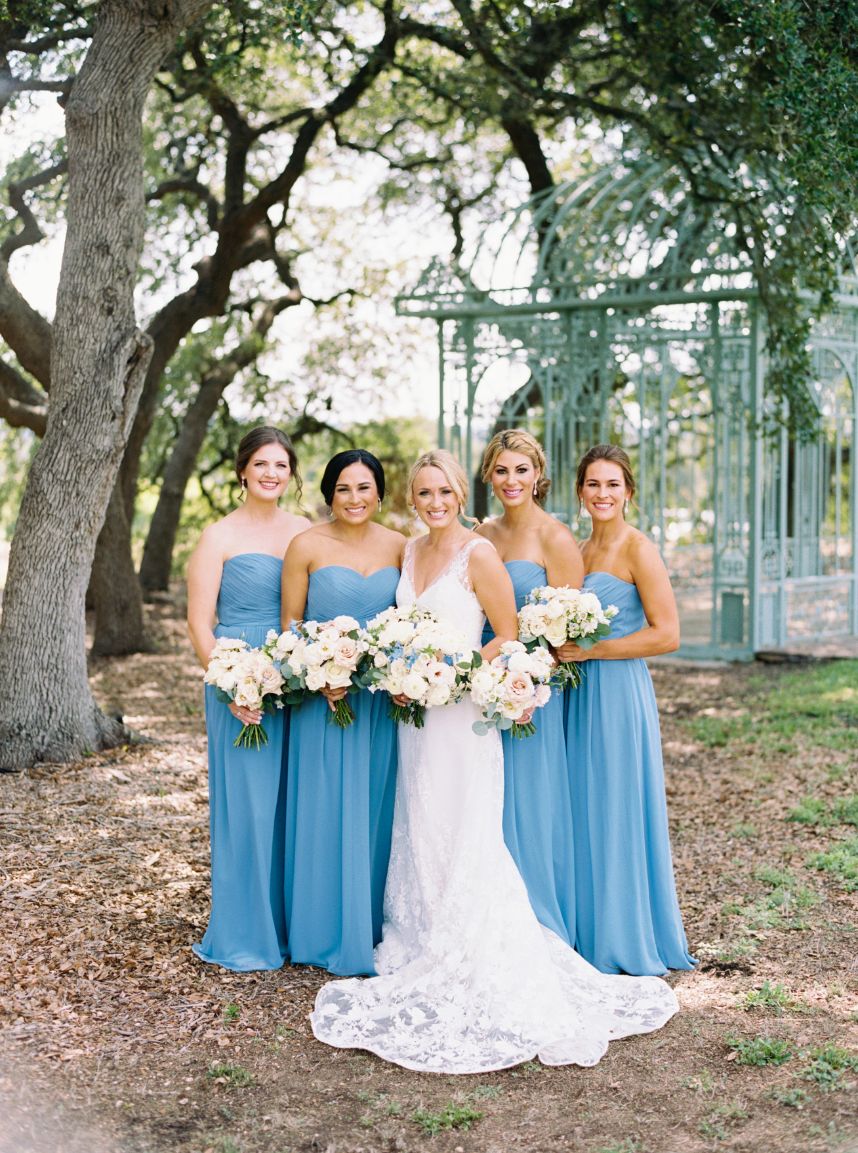 Hill Country Wedding with Elegant Peeks of Soft Blue at Ma Maison Hill Country Wedding with Elegant Peeks of Soft Blue at Ma Maison