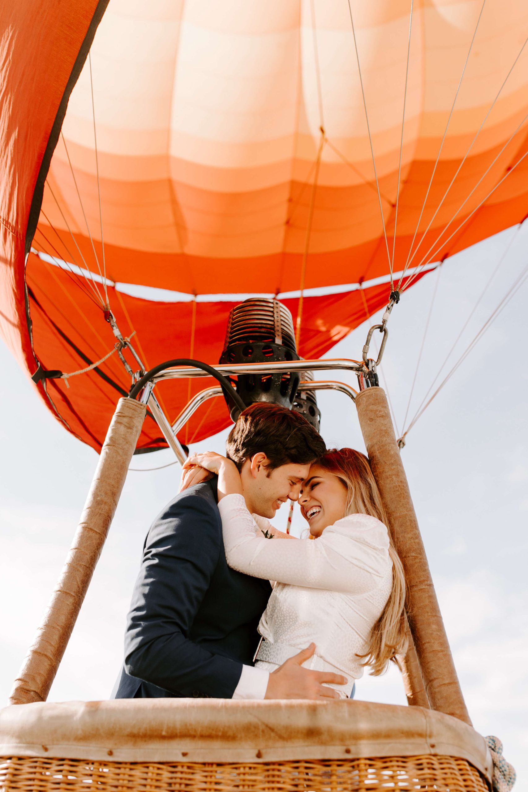 hot air balloon wedding