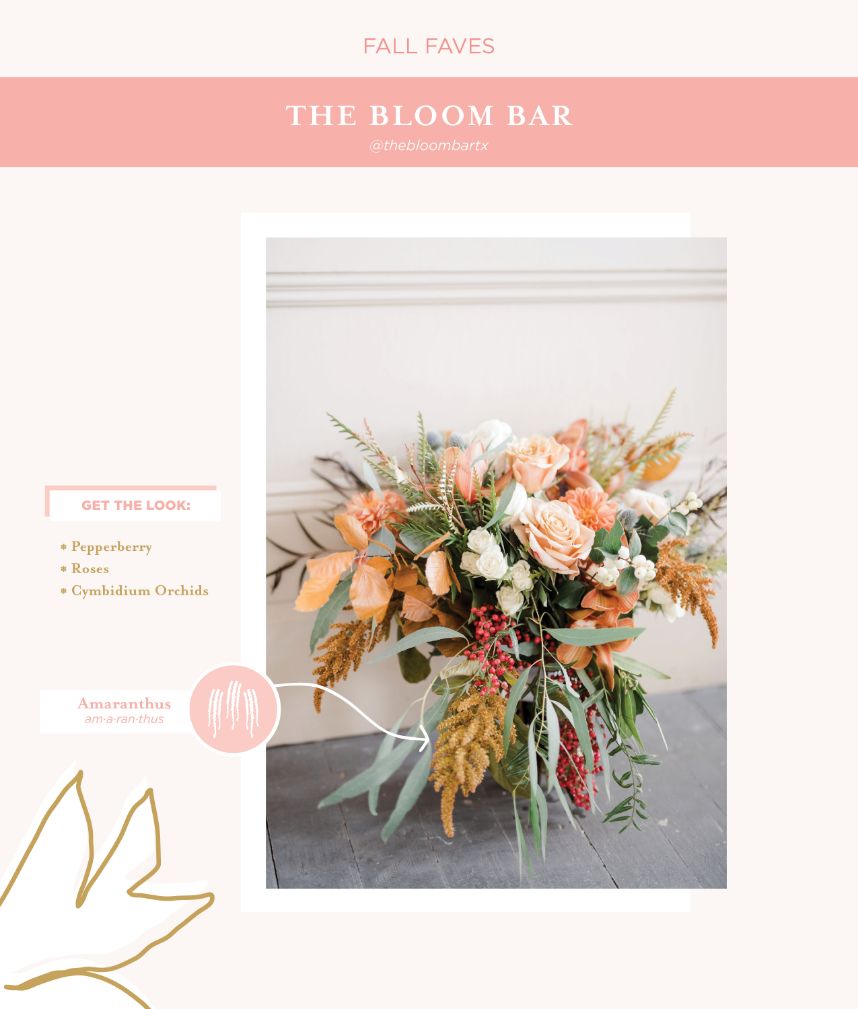 seasonal blooms, which wedding flowers for which season