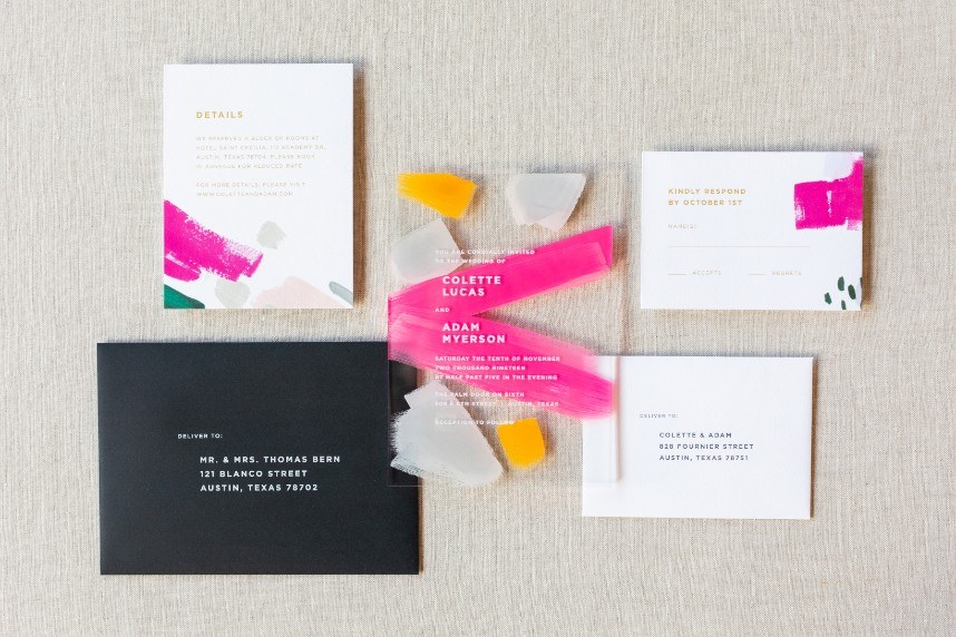 fine day press invitation spotlight