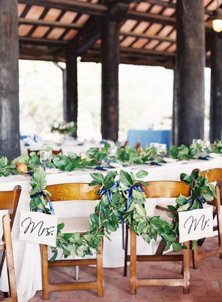 Green - navy dress wed