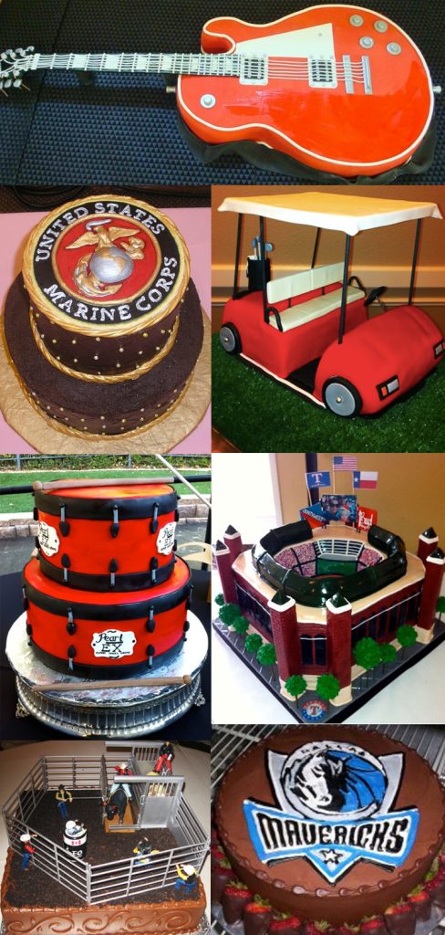 Texas grooms cakes