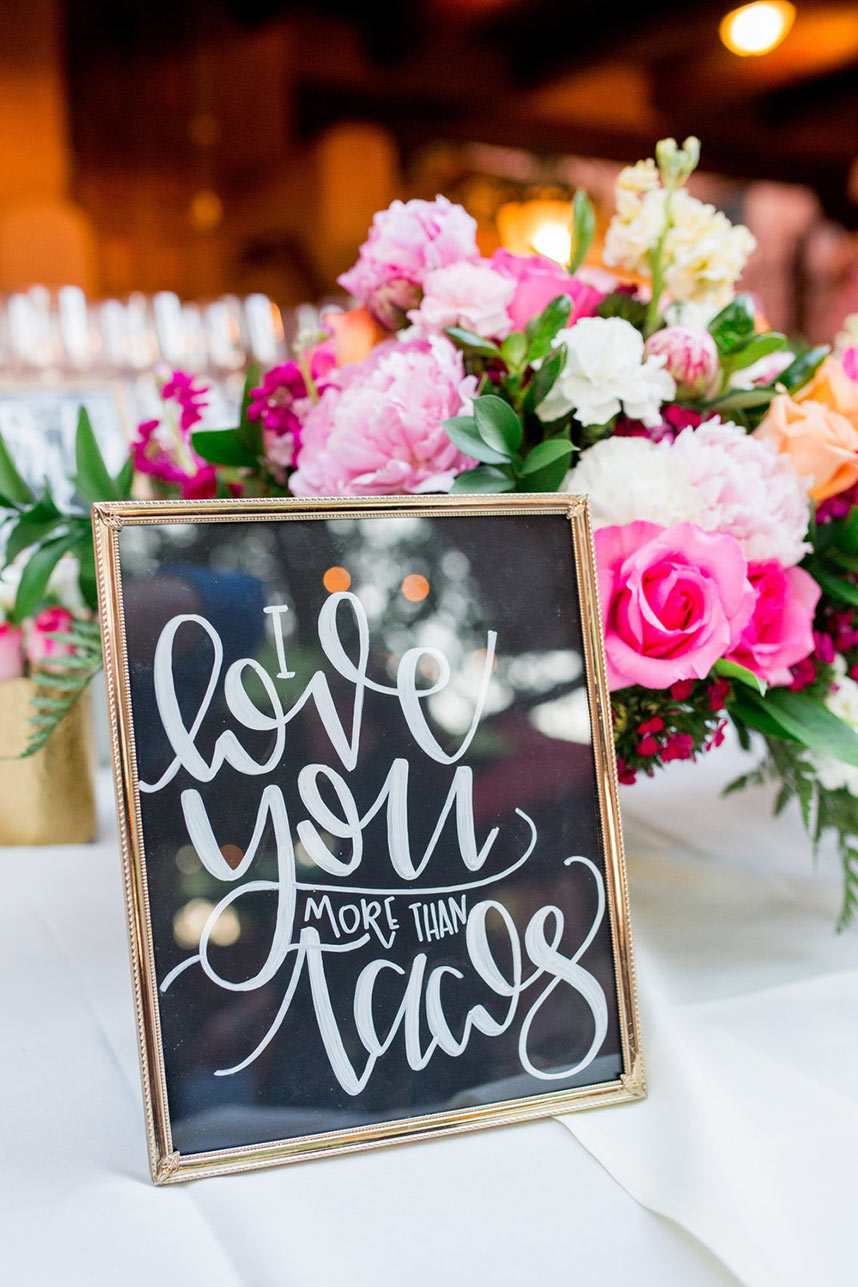 wedding signage