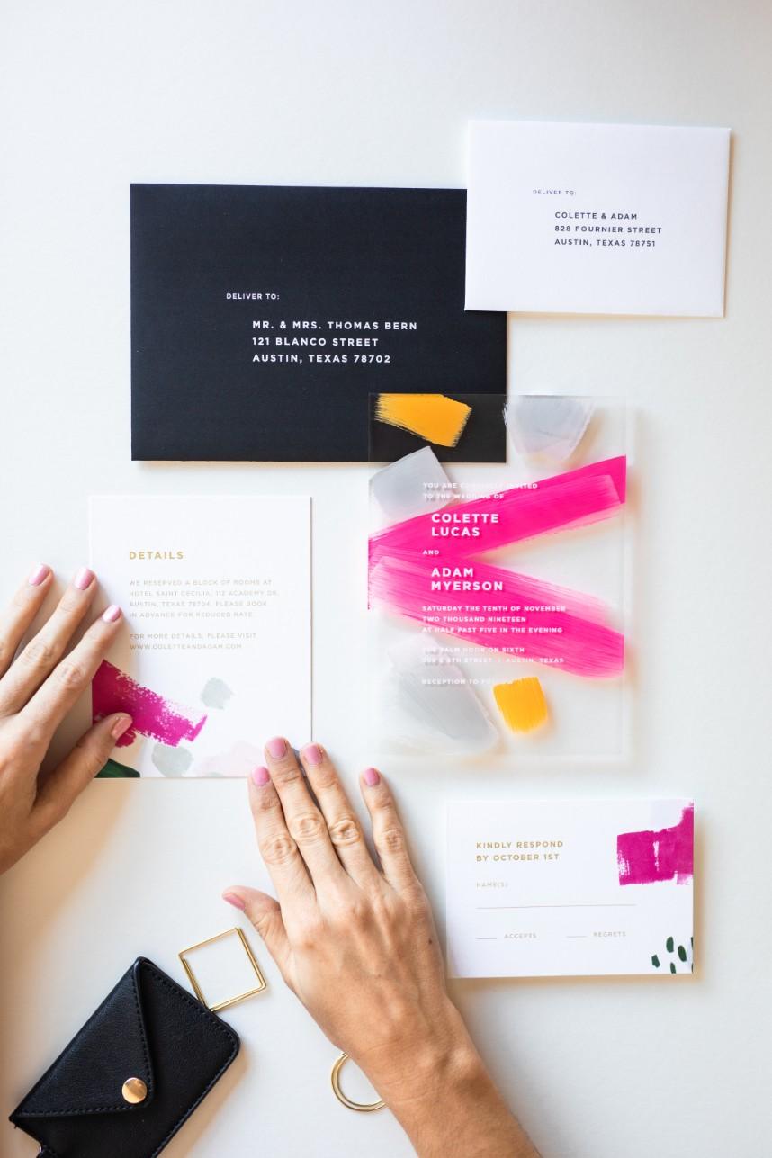 fine day press invitation spotlight