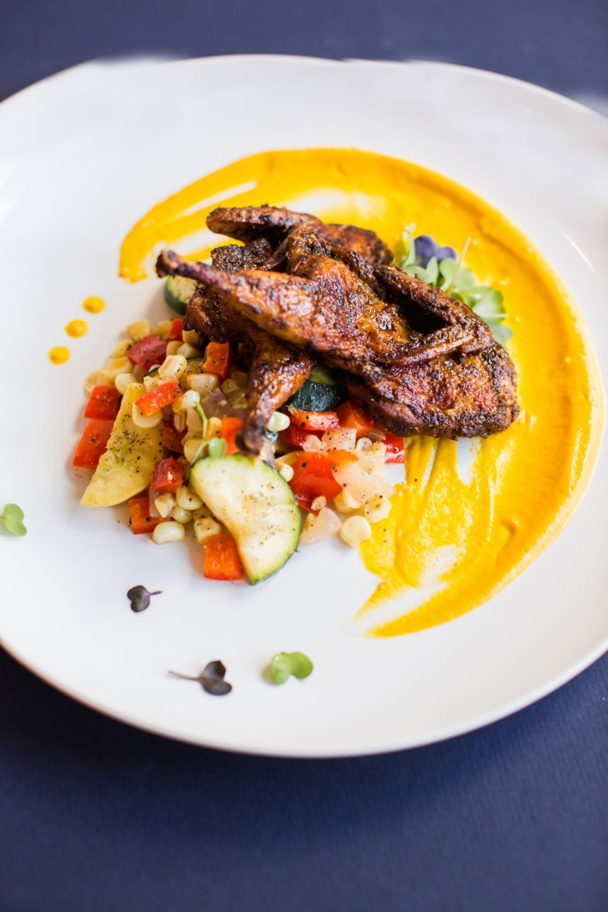 dishes from austin wedding caterers