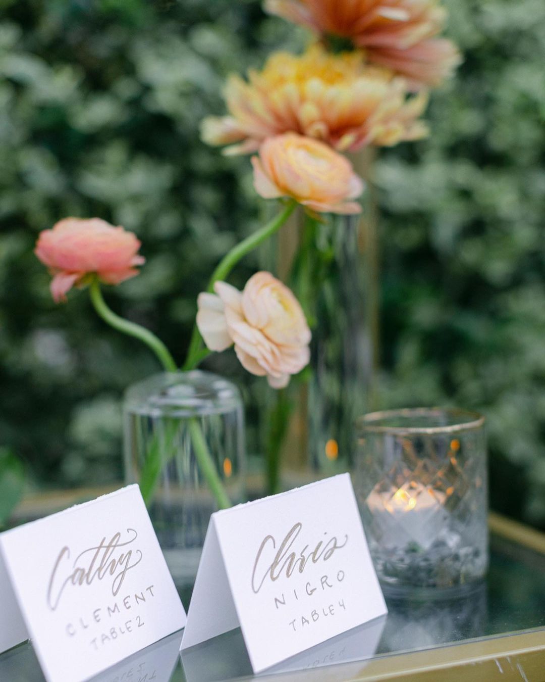 austin wedding calligraphy