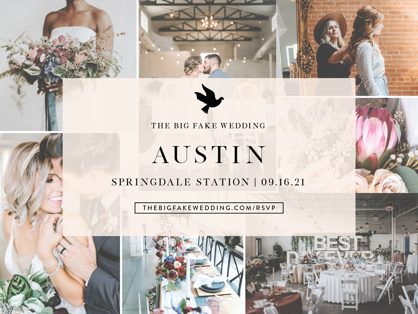 big fake wedding austin 2021