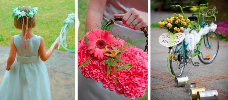 Incorporate Texas wedding flowers into all aspects of your Texas wedding and reception 