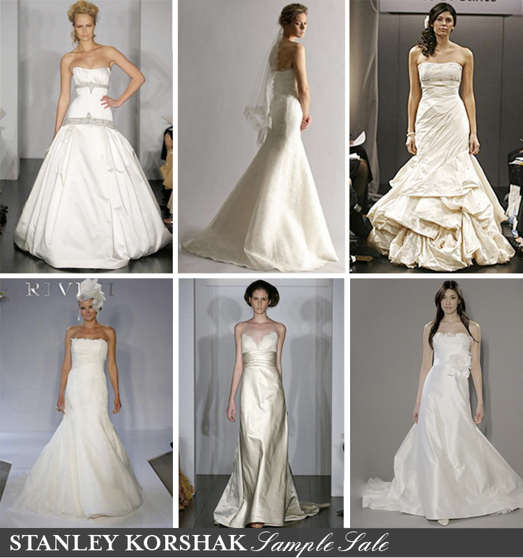 The Bridal Salon at Stanley Korshak designer sample gown sale