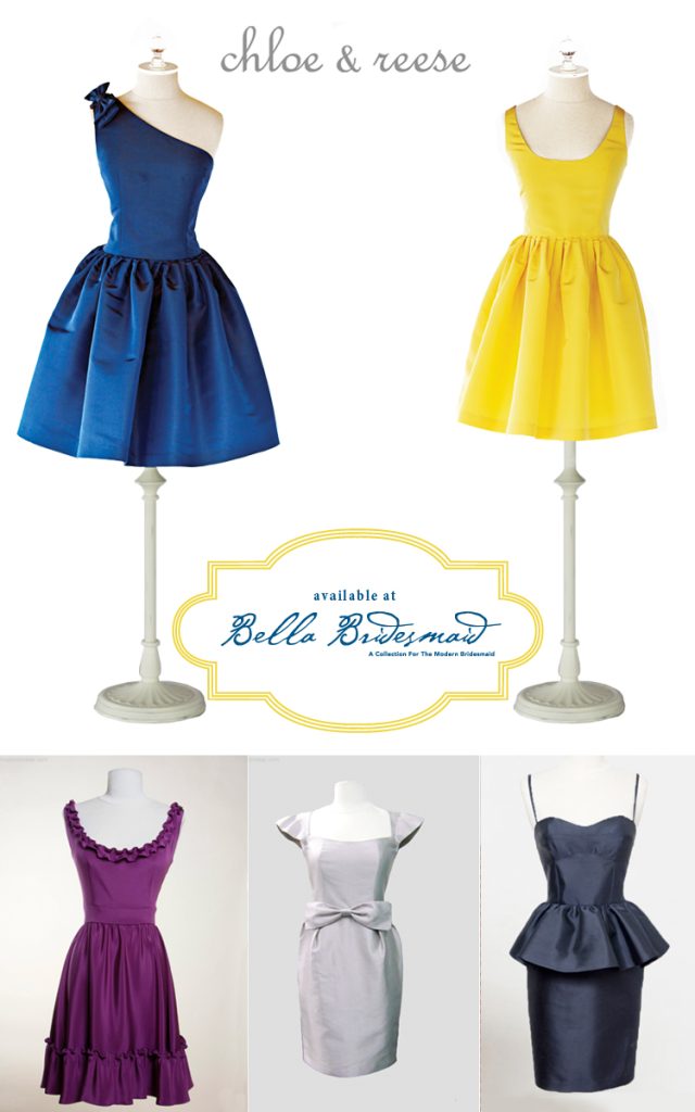 Chloe and Reese bridesmaid dresses available at Bella Bridesmaid in Dallas Texa