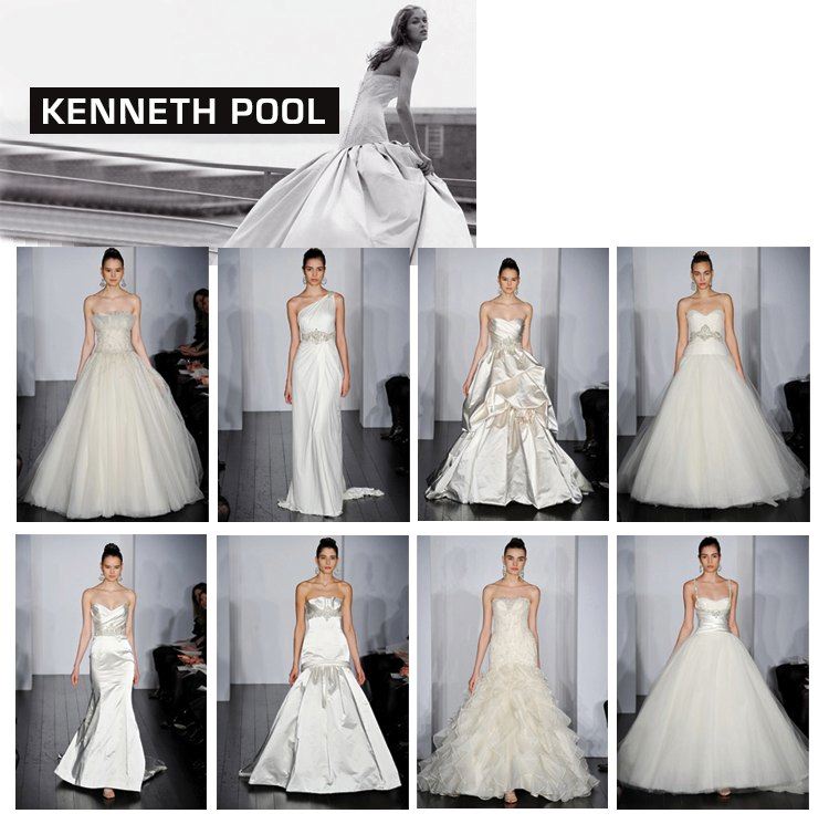 Kenneth Pool spring 2010 bridal gown collection available at Neiman Marcus and Stanley Korshak in Dallas