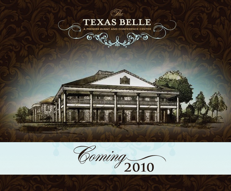 The Texas Belle is owned and operated by Donna, Jeff and Doug Kolberg. It is with enormous pride that they are bringing it to The Village at Old Coppell, in the very heart of the historic district. Construction will take place in 2009 on what is sure to be D/FW’s newest and most luxurious event and conference destination with the grand opening scheduled for 2010.  A truly remarkable venue in an equally remarkable location, the Texas Belle is just 5 miles from the DFW Airport. Situated directly between Dallas and Fort Worth, The Texas Belle is surrounded by the area’s finest hotels, shopping and restaurants.