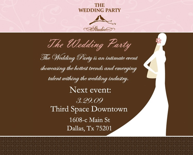 The Wedding Party Studio Event 