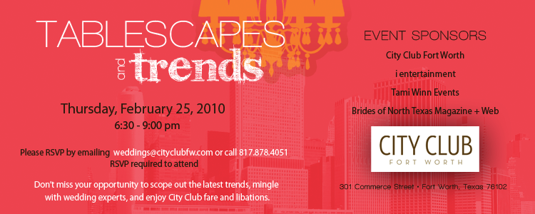 Tablescapes and Trends, CityClub Fort Worth