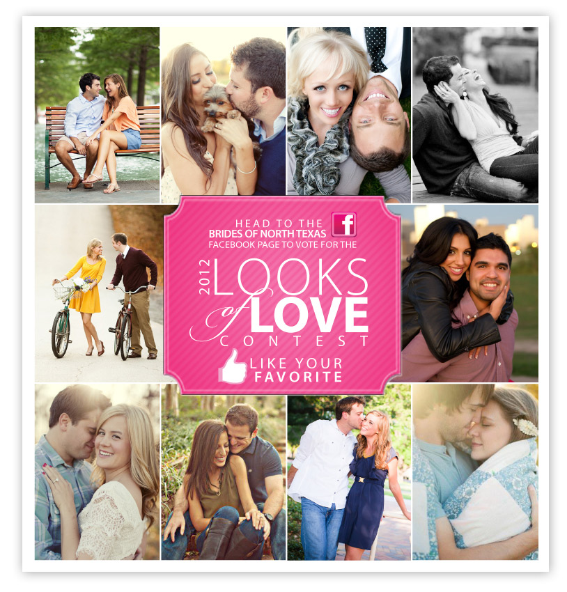 Brides of North Texas Looks of Love voting on Facebook