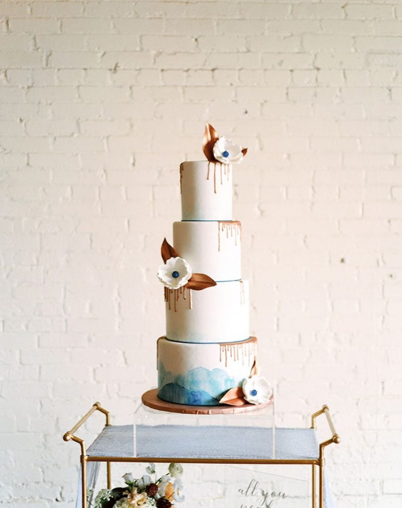 wedding cake and catering trends
