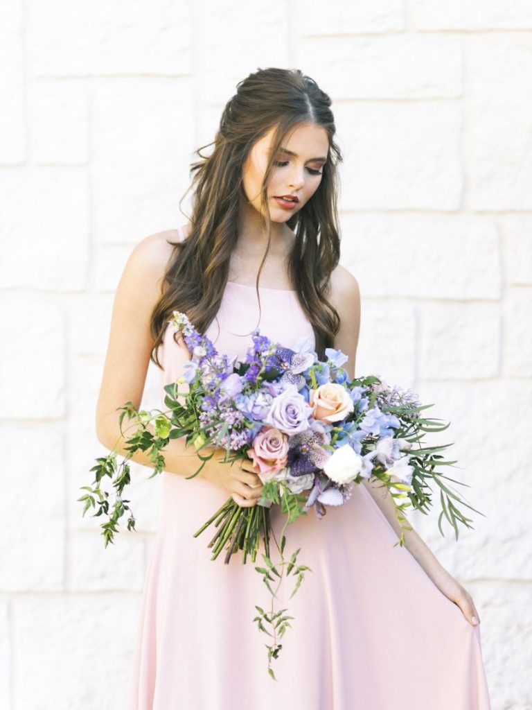 violet blooms