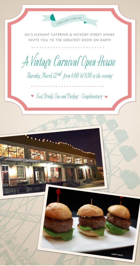 Hickory Street Annex and Gil's Elegant Catering Open House