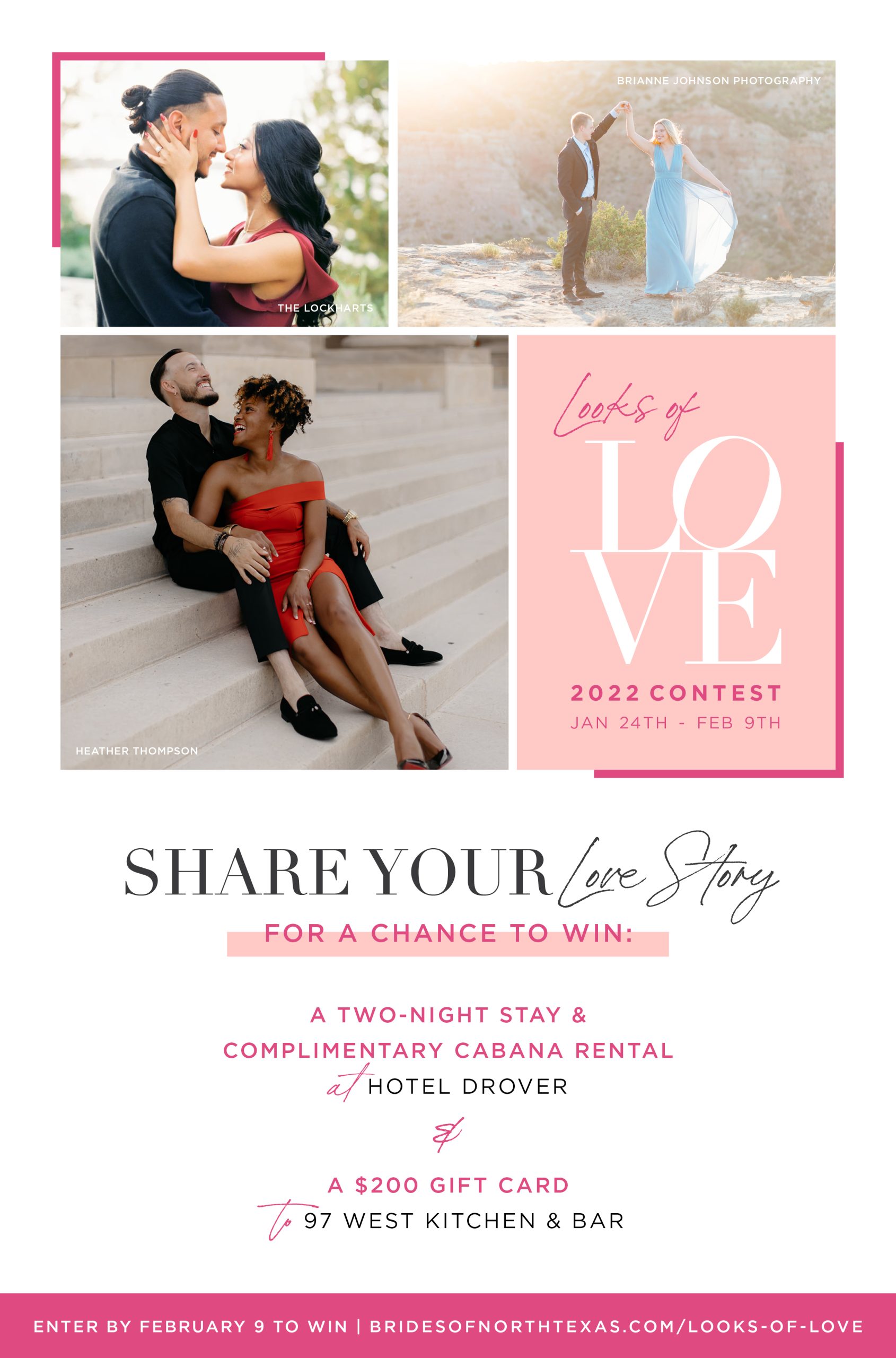 brides of north texas looks of love contest