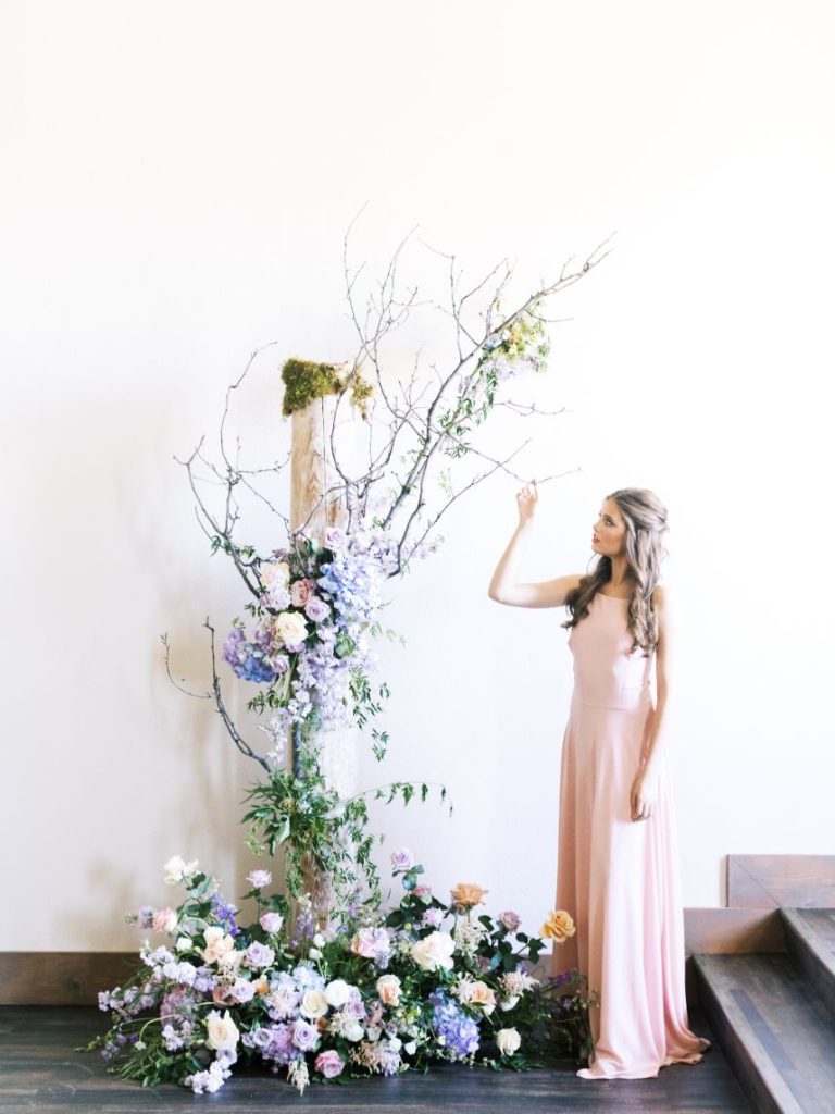 violet blooms