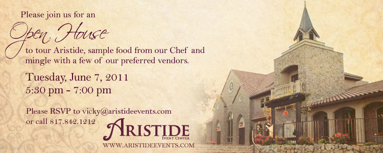 Aristide Event Center open house