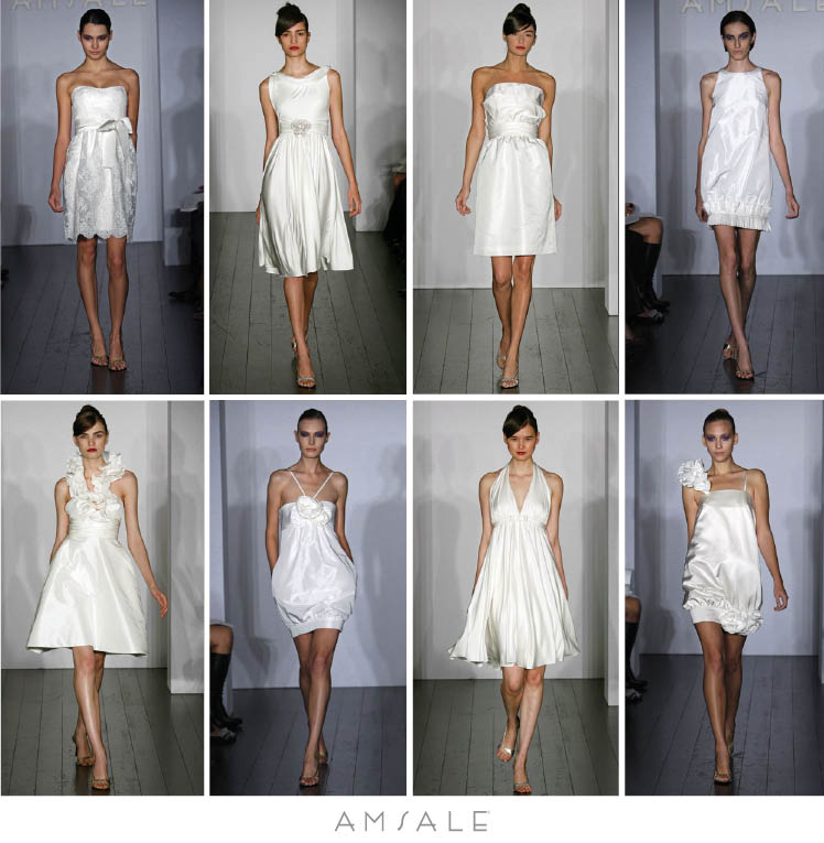 The Little White Dress Collection by Amsale is available at Neiman Marcus in Dallas, Texas