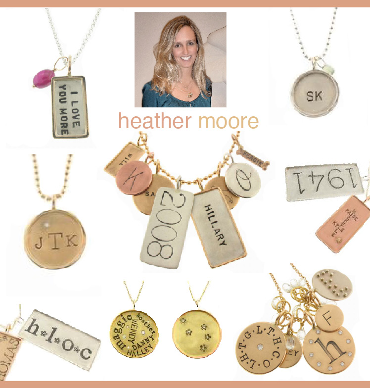Heather Moore hand-pressed charm collection found at Ylang23 and Neiman Marcus in Dallas