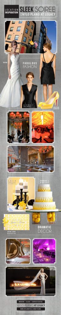 NYLO Plano at Legacy sleek and modern wedding inspiration