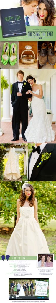 Preppy love Texas wedding gowns and tuxedos 