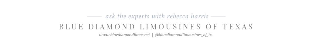 blue diamond limousine wedding transportation