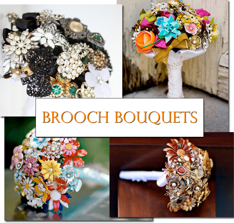 Brooch bouquets