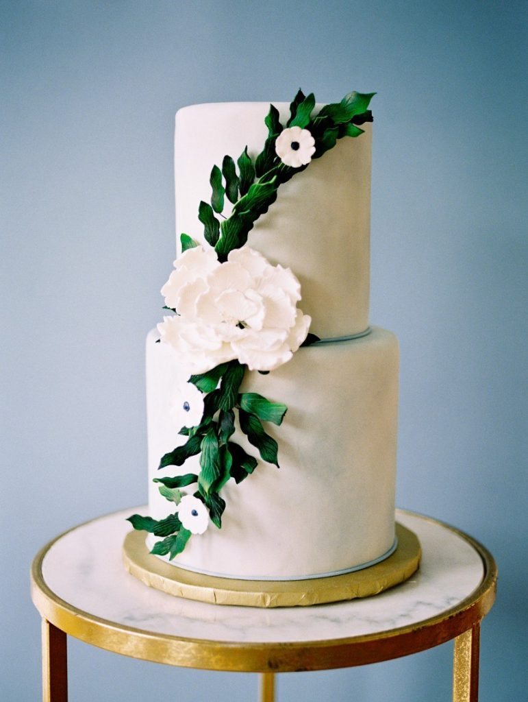 wedding details with springtime colors
