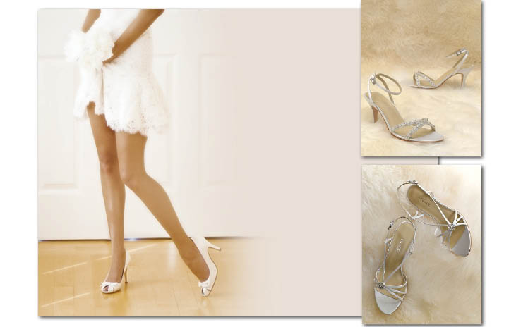 Grace Footwear availabe at Bliss Bridal, Patsy's Bridal, Stardust Celebrations and Mockingbird Bridal