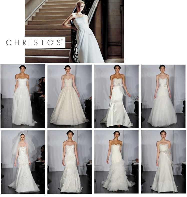 Christos spring 2010 bridal gown collection available at Bridal Portfolio in Southlake and Stanley Korshak in Dallas