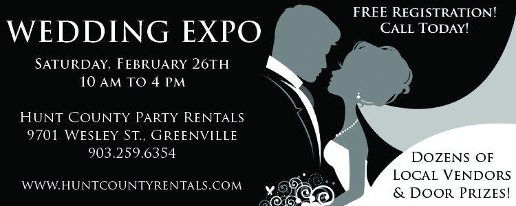 Hunt County Party Rentals Wedding Expo