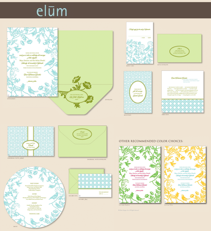 Elum letterpress invities available at Swoozie's in Dallas and Southlake, Needle in a Haystack and Write Selection in Dallas and P.S. The Letter in Fort Worth