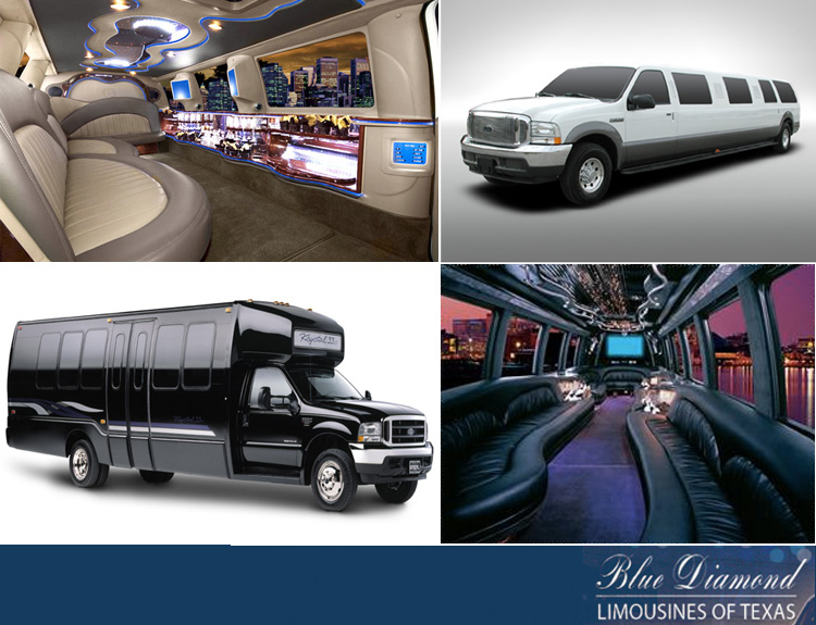 Blue Diamond Limousines, Texas Party Bus