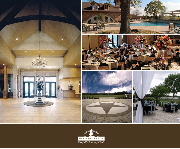Find North Texas wedding and reception venues-Heritage Ranch Country Club