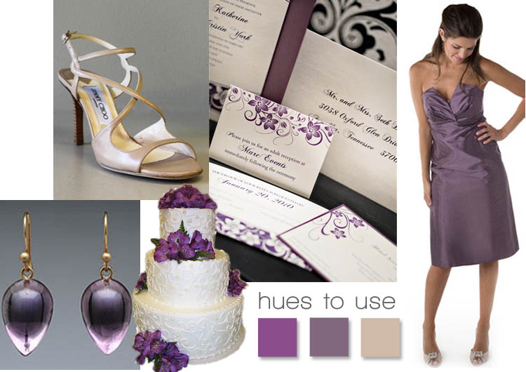 Purple inspiration - Brides of North Texas hues to use
