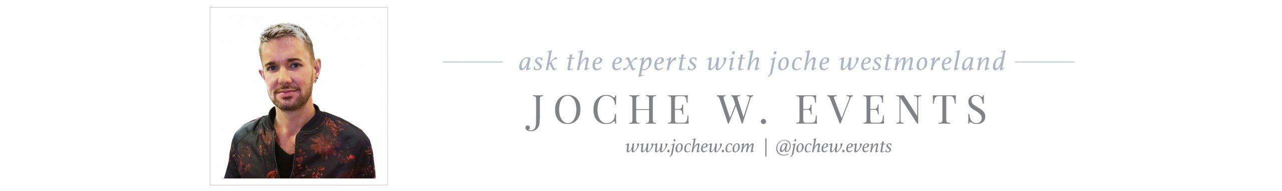 joche w events wedding planner florist