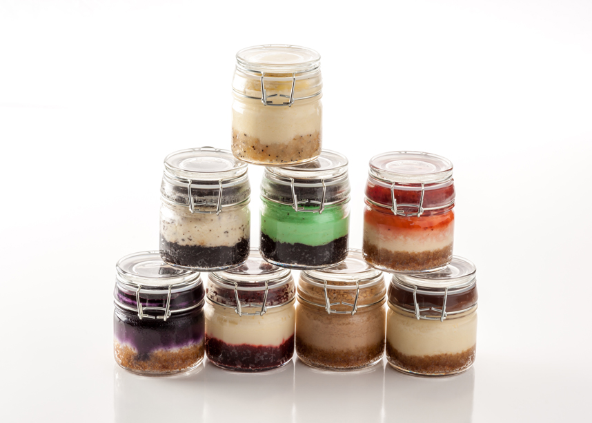 val's cheesecakes favor jars