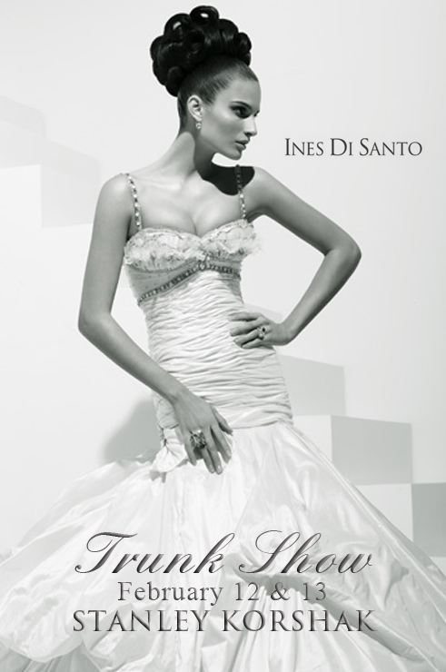 Ines Di Santo wedding gowns available at Stanley Korshak in Dallas, Texas