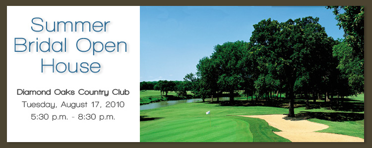 Diamond Oaks Open House, Dallas Bridal Show, Wedding Vendors