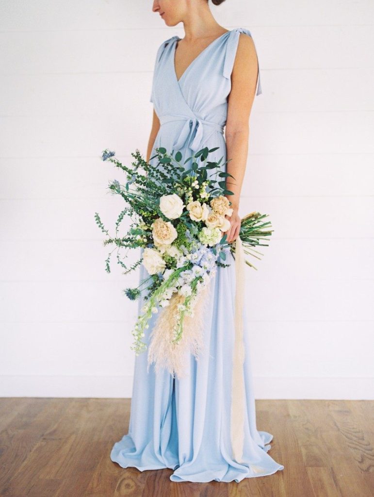 wedding details with springtime colors