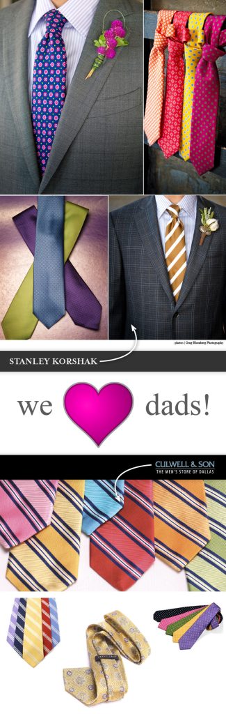 Brides of North Texas groom fashion Culwell and Son and Stanley Korshak