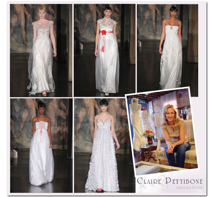 Find Claire Pettibone bridal locally at Patsy's Bridal in Dallas, Texas