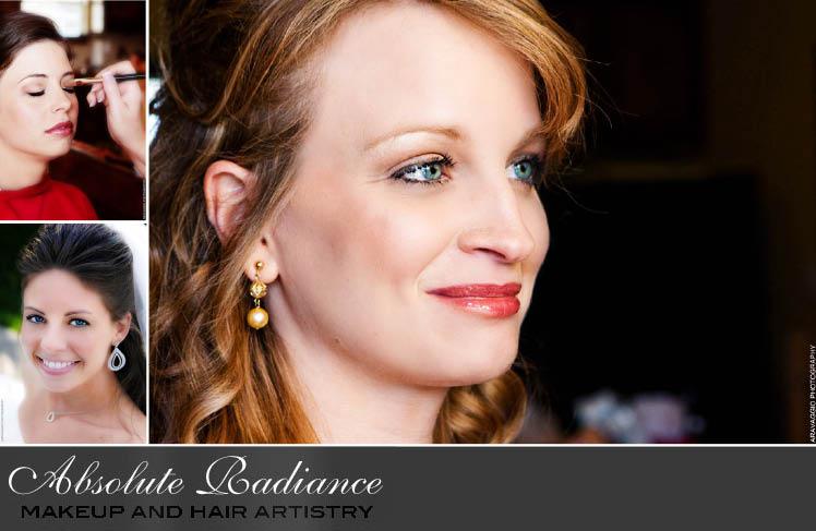 Dallas wedding make-up and hair artists at Absolute Radiance