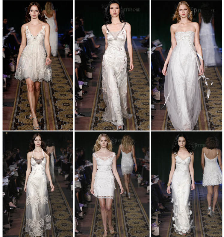 Claire Pettibone 2009 rock n' roll wedding gown line available at Patsy's, A Bridal Boutique in Dallas, Texas