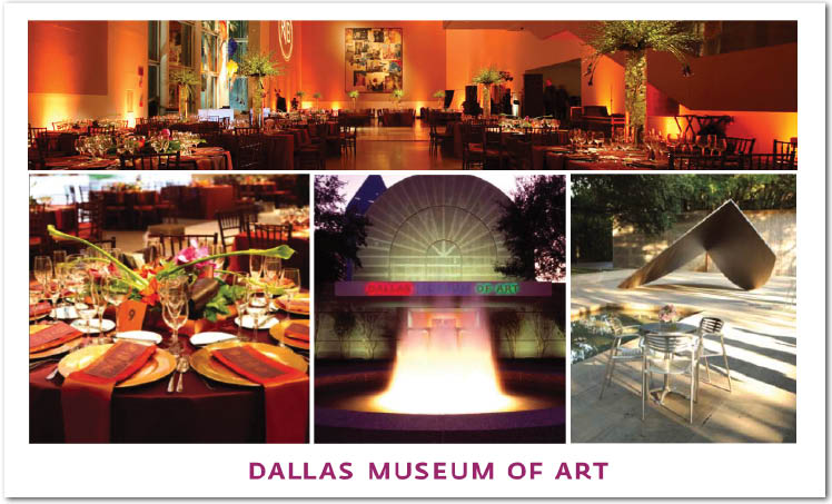 Dallas Museum of Art in Dallas, Texas, available for weddings, receptions and rehearsal dinnners
