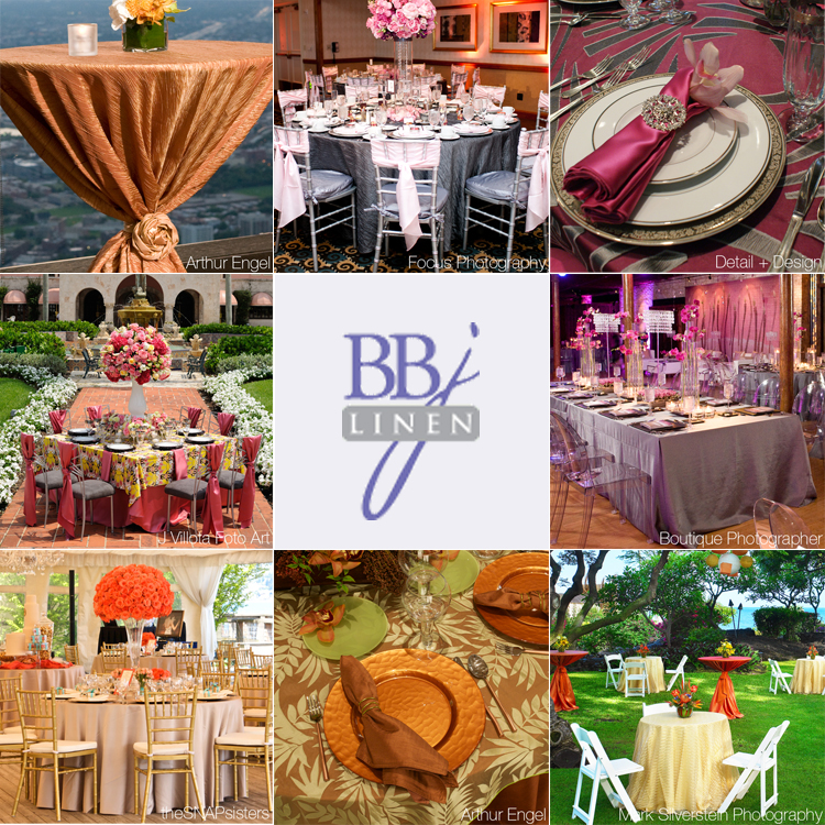 Dallas wedding rentals and decor - BBJ Linen in Dallas, Texas